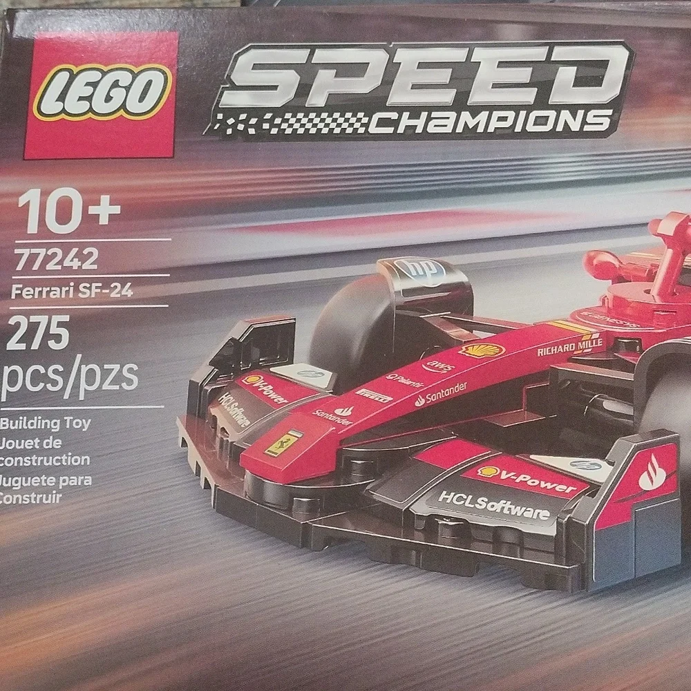 LEGO Speed Champions Red Ferrari Building Set Bundle: 30709, 77242, & 76934